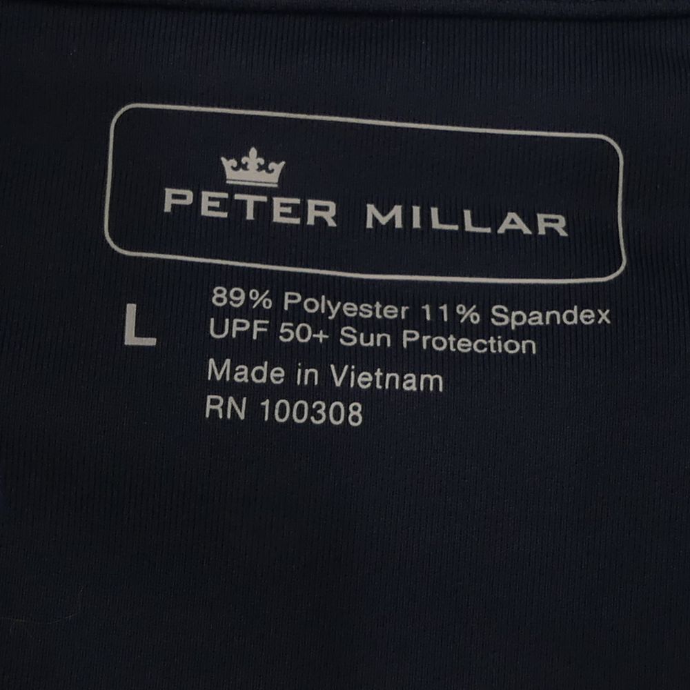 Peter Millar Full Zip Performance Golf Jacket Blu… - image 3
